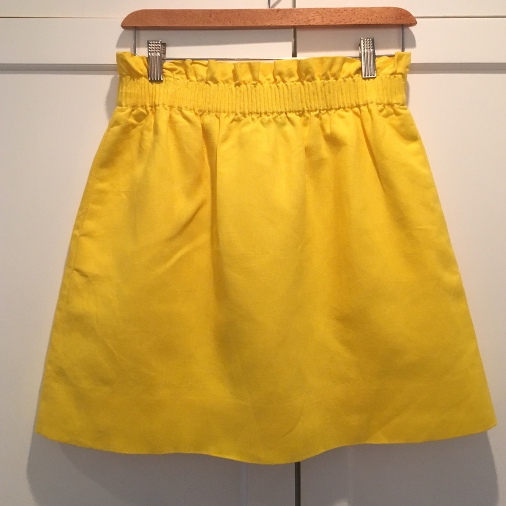 Authentic, like-new, linen J.Crew mini skirt